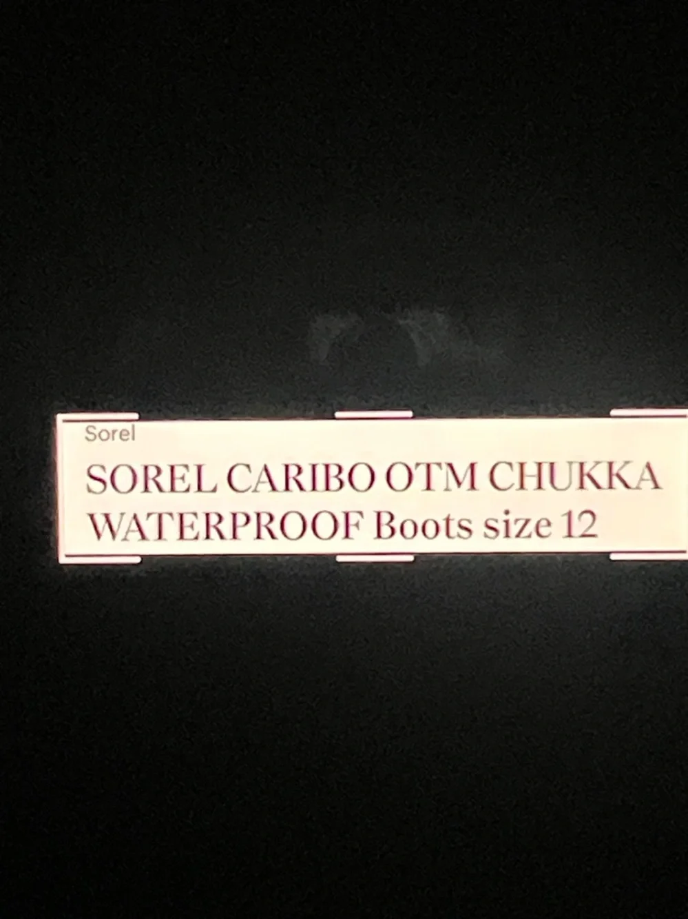 Sorel Caribo boots
